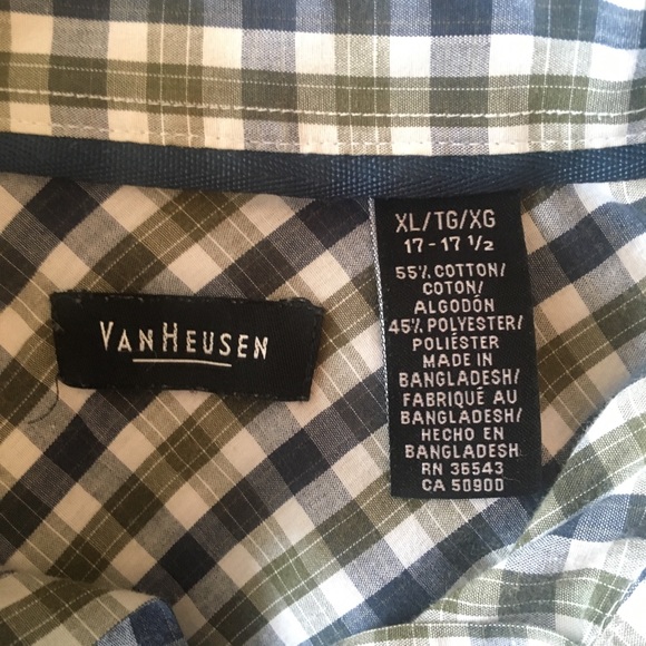 VAN HEUSEN SS BUTTON DOWN - Picture 3 of 4